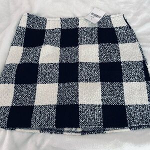 NWT Forever 21 Black & White Skirt ~ Sz L